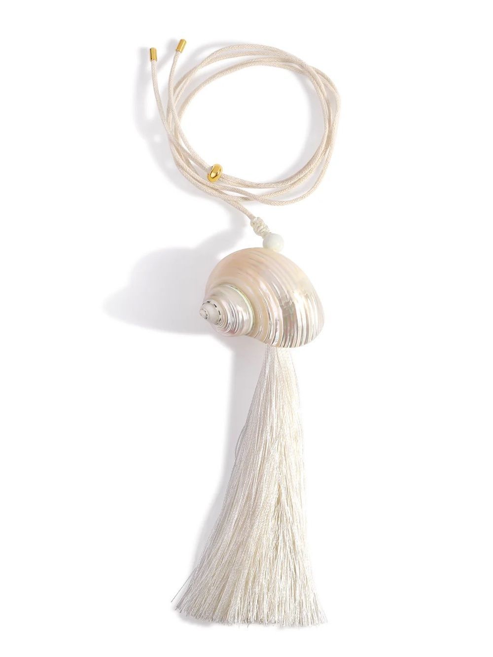 Ivory Tassel Shell Necklace - Picture 4 of 4